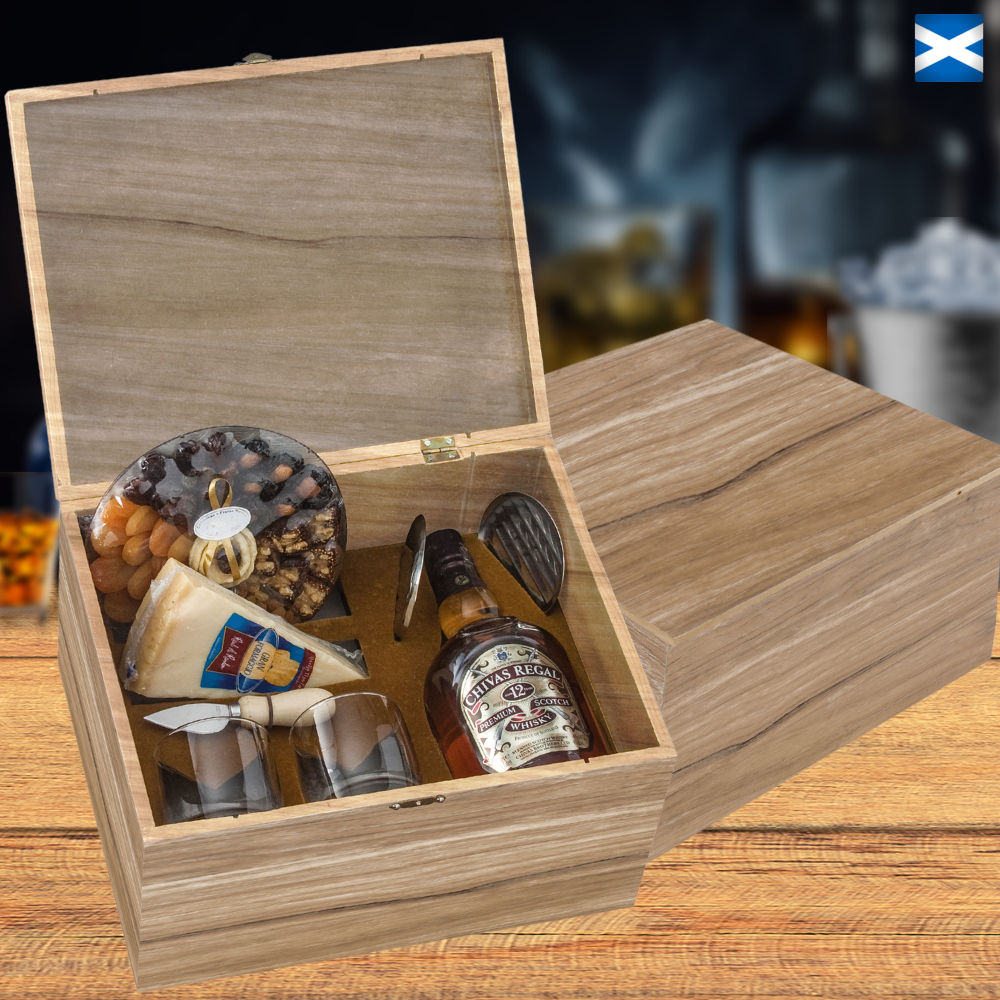 KIT WHISKY ESCOCÊS - CHIVAS 12 ANOS