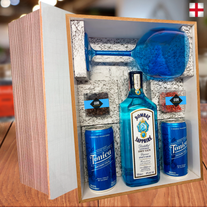 KIT GIN LONDON -                       BOMBAY SAPPHIRE TONIC