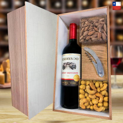 KIT VINHO CHILENO - CONCHA Y  TORO RESERVADO