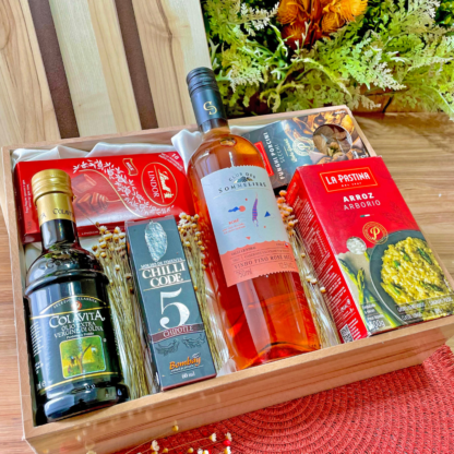 CESTA GOURMET - VINHO & RISOTO