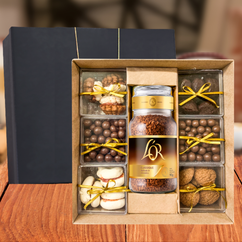 KIT CAFÉ - L'OR CLASSIQUE GOLD & PETIT FOUR'S
