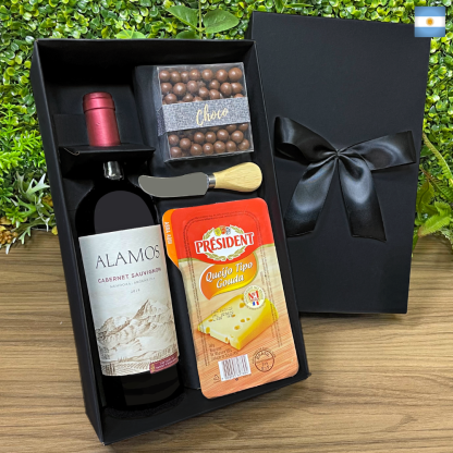 KIT VINHO ARGENTINO - ALAMOS CABERNET SAUVIGNON