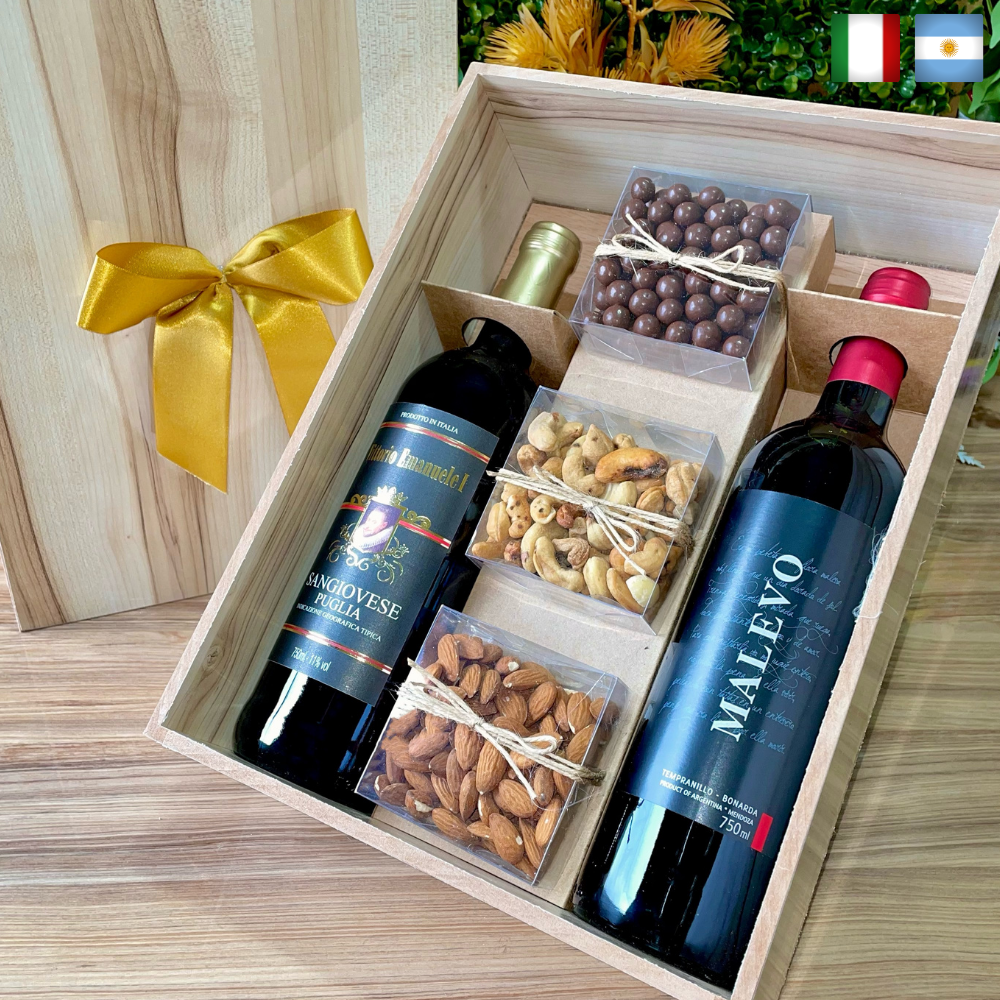KIT VINHOS IMPORTADOS - ITALIANO | ARGENTINO