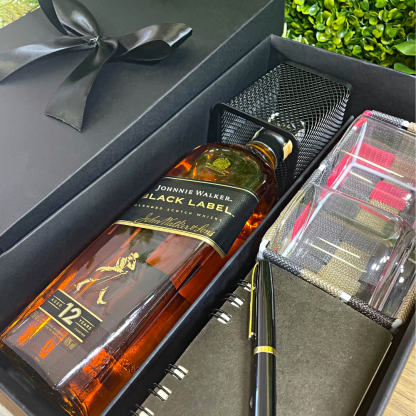 KIT WHISKY "OFFICE" - BLACK LABEK - Imagem 2