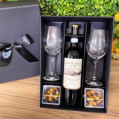 KIT VINHO ITALIANO - GIANCARLO MONTEPULCIANO DABRUZZO DOC