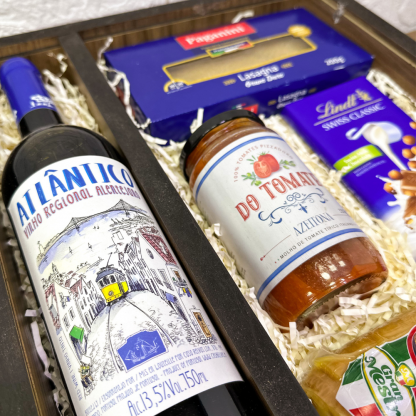 KIT VINHO GOURMET - PASTA, QUEIJO & CHOCOLATE - Imagem 2