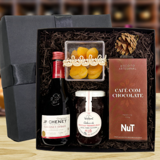 KIT VINHO FRANCÊS - J.P CHENET & PETIT FOUR