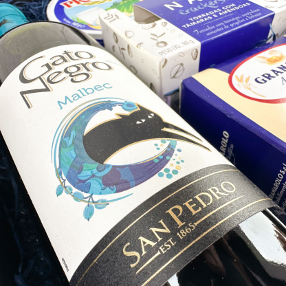 KIT VINHO ARGENTINO - GATO NEGRO MALBEC - Imagem 2
