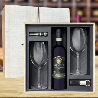 KIT VINHO ITALIANO BRUNELLO DI MONTALCINO