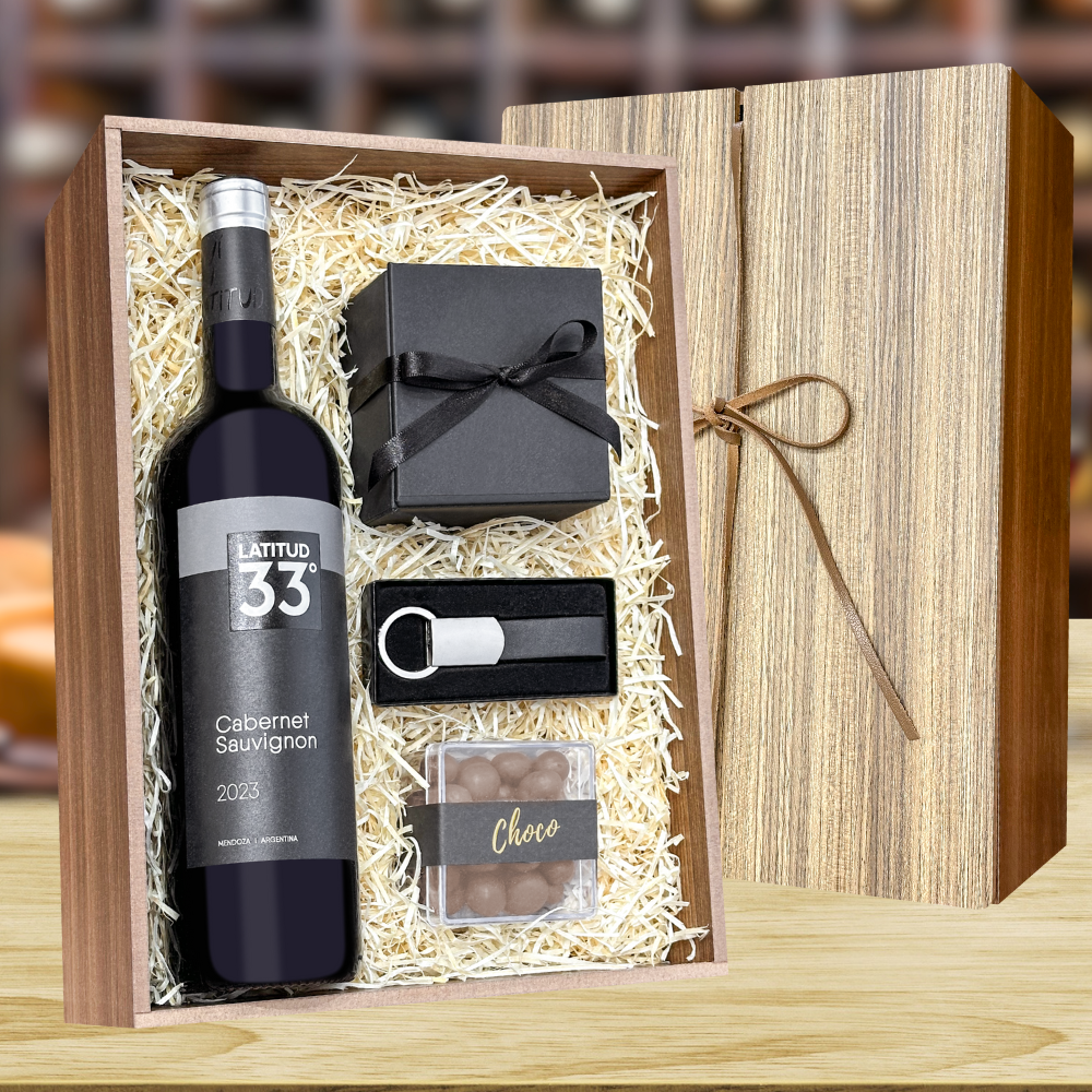 KIT VINHO ARGENTINO - LATITUD 33° CABERNET