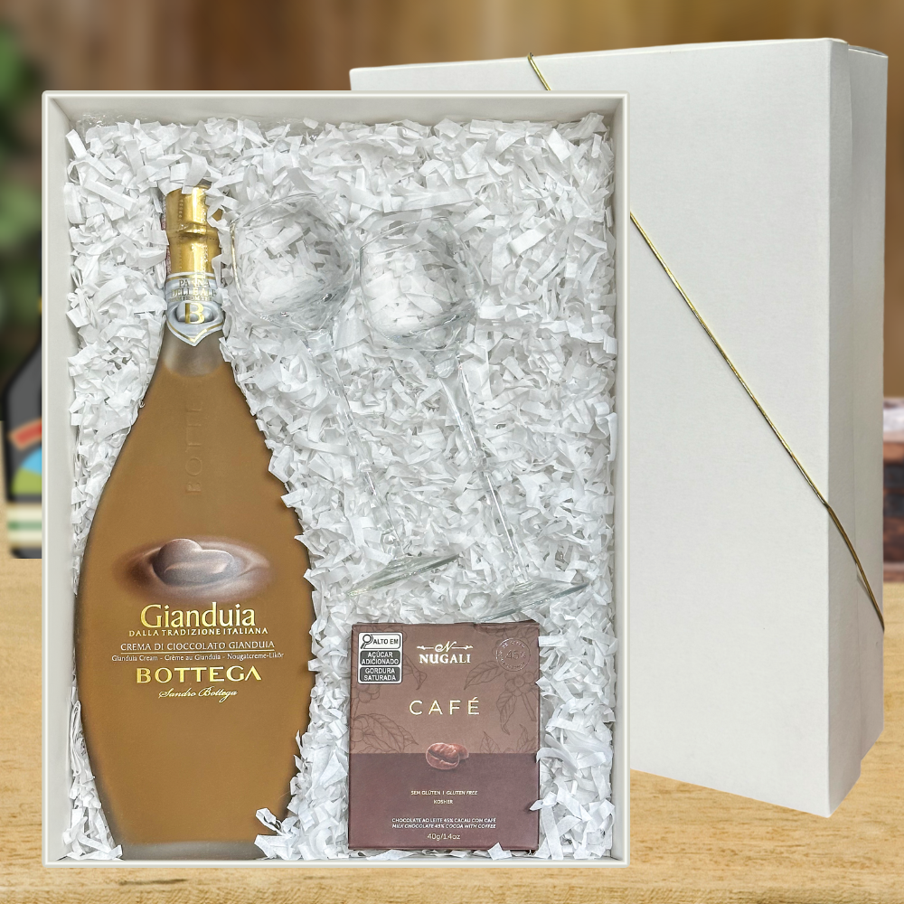 KIT LICOR ITALIANO BOTTEGA GIANDUIA 